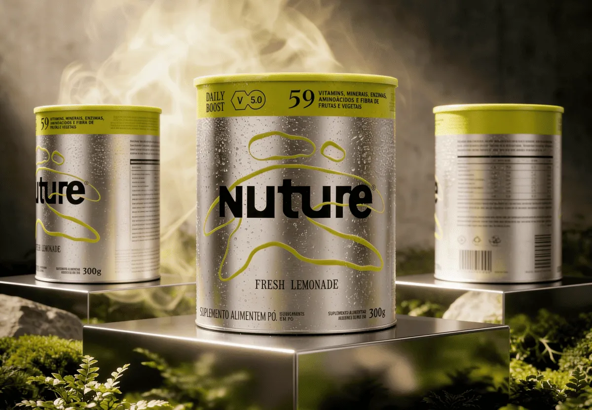 Nuture Daily Boost — pote e Vitamina D3+K2 de brinde